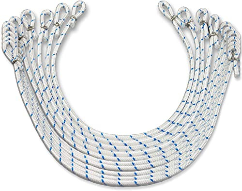 FBS Flaggöglor 30 st. flaggstyrningsringar för flaggor I flaggstänger upp till 100 mm diameter I för flaggmontering av flaggor på flaggstången