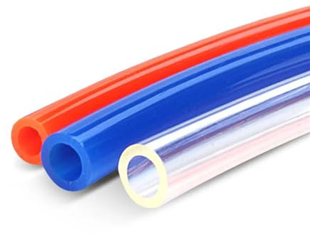 Tuyaux pneumatiques en polyuréthane haute pression 5M, 8mm 6mm 4mm 10mm, 12mm 14mm 16mm, tuyau d'air for compresseur, Tube en polyuréthane (Color : Transparency 5M, Size : PU OD12xID8)