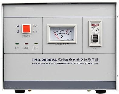 GZHMMAN Voltage Stabilizer Stabilizzatore DiTensione per Uso Domestico Protezione da 220V Stabilizzatore di Tensione CA Automatico Stabilizzatore DiTensione CA Monofase Scorrevole,1000W