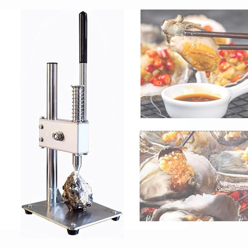 Machine manuelle d'ouverture de palourdes d'huîtres, ensemble d'outils d'écaillage d'huîtres en acier inoxydable de 33 cm, hauteur réglable, outils de fruits de mer d'ouvre-bouteille de coquille