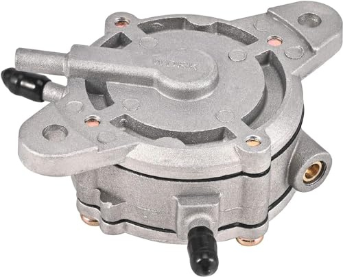 Trkimal Aluminium Benzinpumpe Kraftstoffpumpe Gaspumpe Motorrad Roller Vakuum Kraftstoffpumpe Range Extender Pump für GY6 50cc 125cc 150cc Moped Go Kart Quad ATV 250cc Scooter