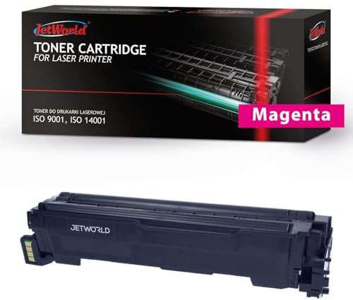 JetWorld Toner Ersatz Samsung CLTM603L Magenta für C4010N, C4010ND, C4060FD, C4060FX, C4060N, C4060ND, C4062FX 10000 Seiten je Tonerkartusche, Hochwertiger Druck