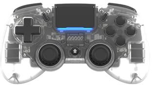 Retro Fighters Mantis PS4/PC Bluetooth Wireless Mini Controller - Crystal