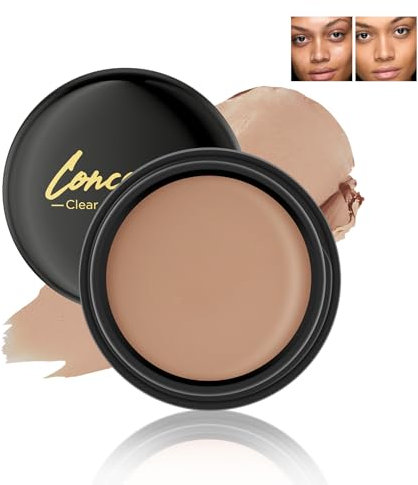 Boobeen Wasserdichtes Foundation-Makeup mit voller Deckkraft, Creamy Skin Foundation Concealer, leichte und langanhaltende, aufbaubare Deckkraft für ein makelloses Finish