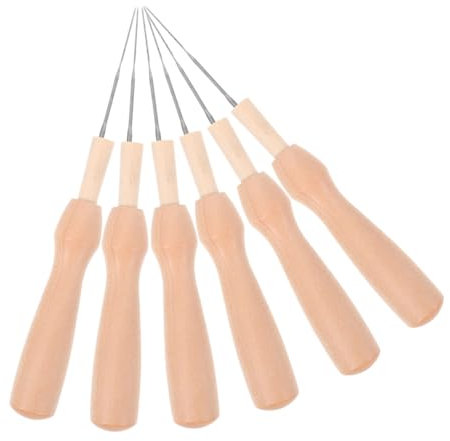 Holibanna 6piezas Kit De Agujas De Fieltro Herramientas De Fieltrado Manual Para Diy Accesorios De Bordado Aguja Perforadora Para Proyectos De Fieltro De Lana
