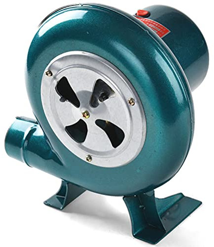 Souffleur De Four électrique, Ventilateur De Barbecue Extérieur, Souffleur à Moteur en Cuivre Pur, Réglable pour économiser Le Charbon, Accessoires De Chauffage pour Cheminée De Camping (100W)