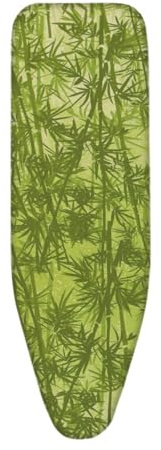 Housse Table à Repasser Bambou Vert Housses pour Tables Housse Planche à Repasser avec Bande Élastique Tapis de Repassage Réfléchit la Chaleur Housses de Repassage Montage Rapide 120x40cm