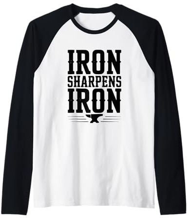 El Hierro afila la Cita Motivacional del Hierro Camiseta Manga Raglan