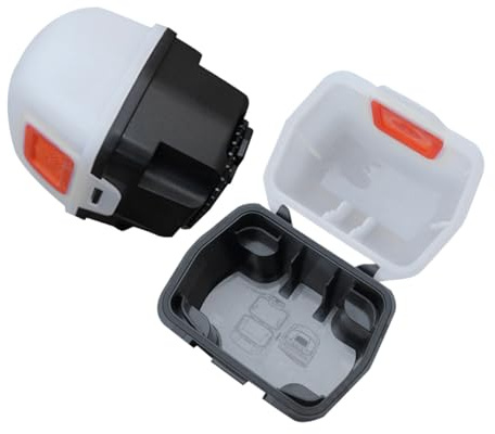 CORHAD 2pcs Portable Camping Headlight Box Protective Carrying Case Plastic LED Flashlight Storage for Outdoor Climbing Fishing