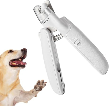 Dog Claw Cutter with Light - Claw Scissors with LED Lighting - Claw Care Trimmer for Puppies, for Cats and Dogs for Home, Travel, Indoor, Outdoor, Camping, Care and