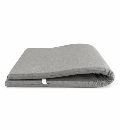 Acomoda Textil - Colchoneta para Tumbona 180x60x6 cm Impermeable con Espuma, Funda Extraíble y Ajuste con Goma, Cojín para Hamaca o Tumbona Exterior JardínTerraza o Piscina