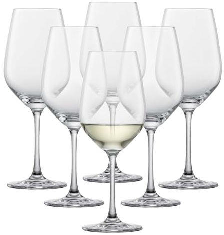 Schott Zwiesel Tritan Crystal Glass Forte Stemware Collection White Wine/Sweeter White Wine Glass, 9.4-Ounce, Set of 6