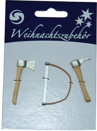 Krippenzubehör, Waldset, Länge 7cm