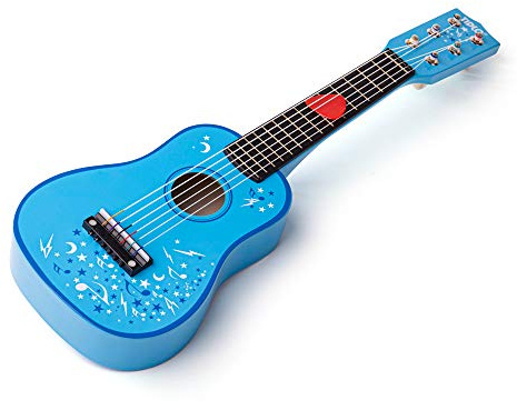 Tidlo T-0056 Chitarra di Legno, Blu