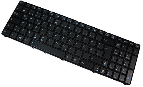 QWERTZ - Teclado de repuesto para portátil Asus B53 X55 F55A F55C F75 F75 F75A F75V X55A X55C X55S X55U X55X G51J G51V K53 K53U