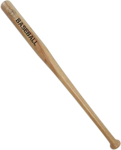 Baseballschläger aus Holz oder Aluminium mit rutschfestem Griff