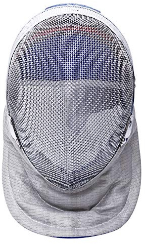 LEONARK Máscara de Sable de esgrima CE 350N Mascarilla certificada de Grado Nacional (Grey_Detachable, XS)