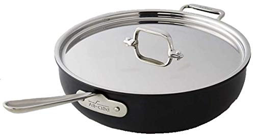 All-Clad E7867164 NS1 Nonstick 4 Quart Essential Pan with Loop and Lid