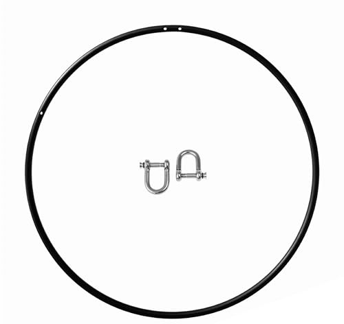 Play Juggling - Cerceau aérien pour Les disciplines aériennes et l'acrobatie - Diamètre 85 à 110 cm - Fixations : Plaque, Crochet, Sangle, Poutre et Plafond - pour l'acrobatie, la Lyre, Le Yoga