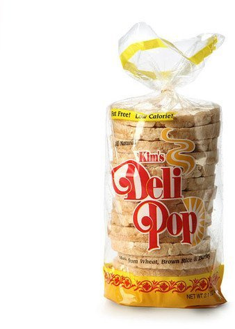 Kim’s Deli Pop Multigrain Crisps, Original, 3 Pack | Air Popped Wheat & Brown Rice Snack | 50 Calories per Serving | Vegan, Sugar Free, Low Fat