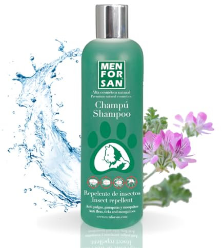 Menforsan | Champú repelente de insectos y pulgas con citronela para gatos 300ml
