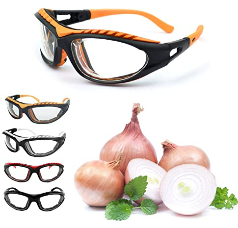 Lunettes de protection réglables en plastique anti-buée, anti-poussière, anti-déchirures, pour homme et femme, pour couper les oignons rouges