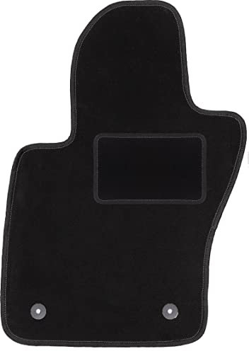 Wielganizator Automatte – Passend für Jeep Renegade SUV 2014-2019 – Velours – Autozubehör - Praktische Fußmatte Auto – 1-teilig - schwarz