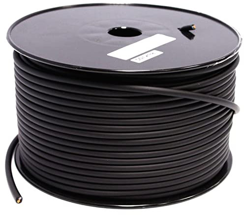 CableMarkt - Bobine avec Haut-Parleur câble Audio 2x1.5mm 15GA de 100m