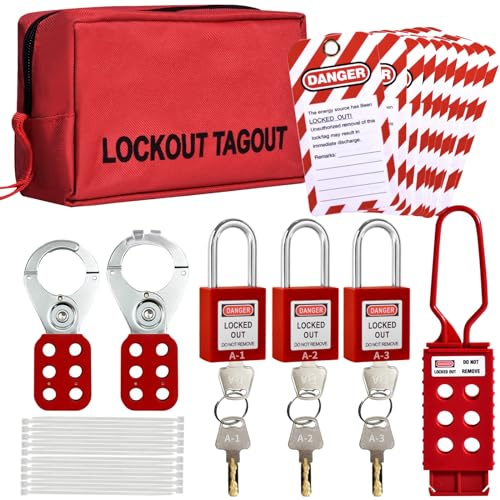 Lockout Tagout Kit,Lock Out Tag Out Kits Electrical,Lock Out Tag Out,Group Lockout Hasps,Loto Tags,Lockout tagout Locks,Lockout Tags,Lock Out Tag Out Padlocks,Electrical Switch Safety Lockout Kit