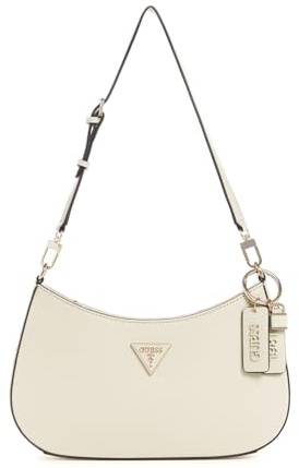 GUESS Noelle Top Zip Shoulder Bag Bone