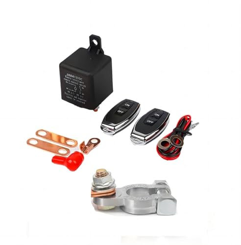 12V Batterierelaisschalter, Dual-Remote-Autobatterie-Trennrelais, Diebstahlschutz, Batterie-Abschaltschalter, Isolator for SUV-LKW(02)
