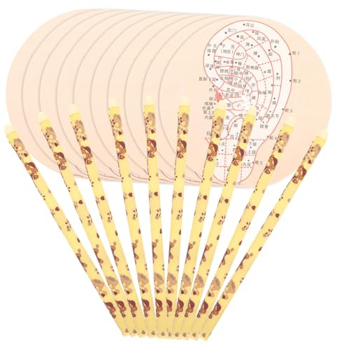 Didiseaon Juego De 10 Barras Compactas Para Eliminación De Cerumen, Herramienta De Limpieza Para Oídos Papel Protector, Uso Doméstico y Salón De Belleza, Kit Portátil Para Cuidado Auditivo Seguro