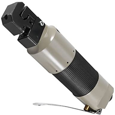 Metal Hole Punch, Pneumatic Straight Type Punch Flange Tool 5mm Hole Flange Measuring Tool Punch Down Tool for Plastic Metal Drilling Punching Folding