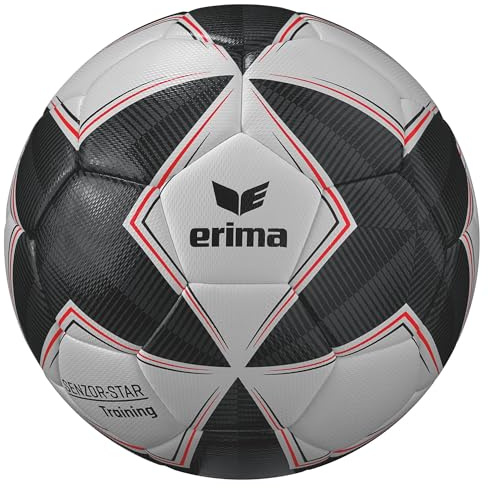 Erima SENZOR-Star Training 2.0 Football (7192501), Noir/Gris, 5