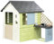Smoby Life Casa Pretty con Cocina- Incluye Accesorios- Protección Anti-UV- con 57% Material Reciclado- Casa Infantil Exterior de jardín- Resistente a la Intemperie para niños de +2 años (7600810738)