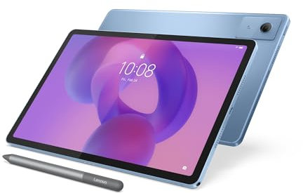 Lenovo Idea Tab Tablet - Display 11 2.5K (2560x1600) 90Hz, Processore Mediatek Dimenity 6300, RAM 8GB, Memoria 128GB, WiFi 5, Tablet Android 15, Tab Pen inclusa - Polar Blue