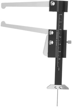 High Precision Tire Tread Depth Gauge Brake Disc Thickness Measuring Tool Portable Auto Truck Brake Caliper Tool Accurate Tire Condition Measurement Gauge