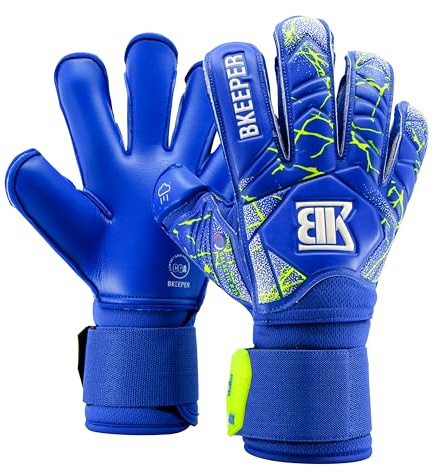 BKeeper Gants de Gardien Galactic #25 Aqua Adulte, Spécial Pluie, Coupe Hybride, Barrettes, Facile à Enfiler