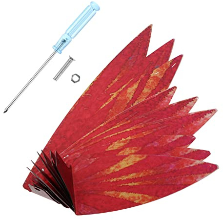 JOINPAYA Ornement de Fleurs pour Jardin Décoration Agave Rouge pour Patio et Pelouse