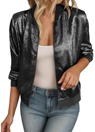 Generisch Braun Übergangsjacke Damen Leichte Sommerjacke Herbst Stehkragen Jacket Boyfriend Parka Dünne Frühlingsjacke Elegant leichte Jacke Kurzmantel Blouson Jacken, S-5XL L XL XXL