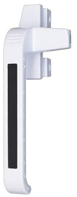 PVC Fenstergriffe Abschliessbar Verdickter Fenstergriff aus Aluminiumlegierung, Alter Tür- und, Schloss, Innensicherheit, Fensterriegel, Möbelbeschläge(D1-Left)