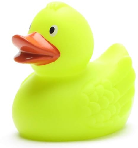 Duckshop I Badeenten Magic Duck mit UV-Farbwechsel I Quietscheente I Quietscheentchen I Geschenk I Präsent (Badeente Magic Duck -gelb zu grün)