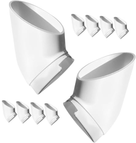 DOITOOL 10 pièces Coupes Hydroponiques Plastique pour Culture Verticale Pots de Plantation Robustes et Légers Accessoires pour Jardins Hydroponiques et Culture sans Sol Réutilisable