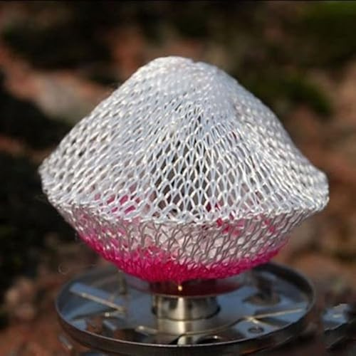 Yuanpgky Lot de 10 lanternes à kérosène pour lampes à pétrole et au gaz, housse de gaze de rechange en maille compatible avec les lanternes de camping et de randonnée, matériau de jardin en coton (L)