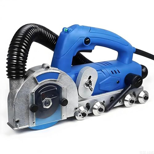 Tile Cleaning Machine 1200W, 9000r/Min Electric Joint Cleaner with Dust Collection Bag, Efficient Seam Cleaning Tool for Tile Maintenance and Restoration
