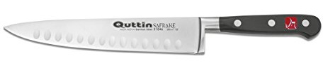 Quttin Francés - Cuchillo para Cocinero, 20 centímetros, con alveolos