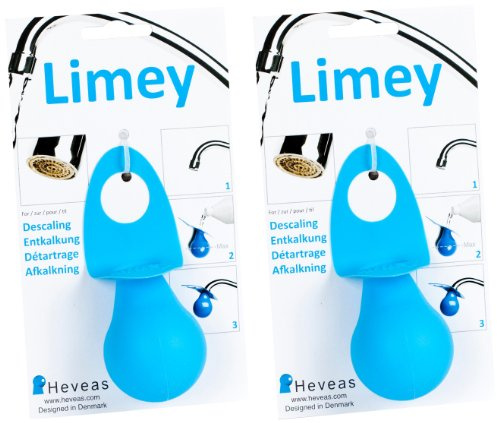 Limey Tap Descaling Gadget for Lime Scale Removal, Blue 2 Packs