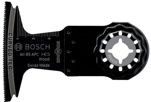 Bosch Professional Tauchsägeblatt Holz (5 Stück, für Multifunktionswerkzeug Starlock) AII 65 APC 2608662358 Schwarz