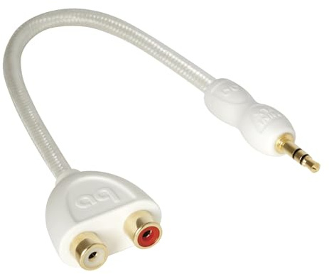 AudioQuest Adaptateur - Mini Prise 3,5 mm vers 2 RCA Femelles (interrompu par Le Fabricant)