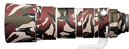 easyCover - Lens Protection Camouflage Cover - Objektivschutz - Schutz für Ihr Kameraobjektiv - Geeignet für Sony FE 200-600 F5.6-6.3 G OSS - Grüne Camouflage